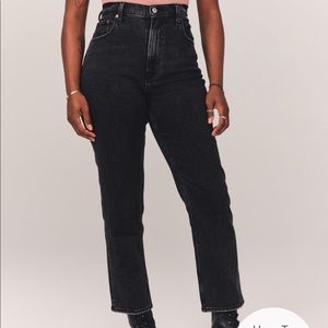 Abercrombie The Ankle Straight Ultra High Rise